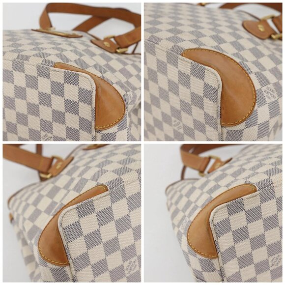 LOUIS VUITTON Damier Azur Hampstead PM Tote Bag N51207 LV Auth BA6345 - Picture 14 of 16